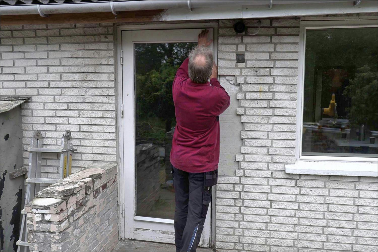 Skev glasdörr Skev glasdörr